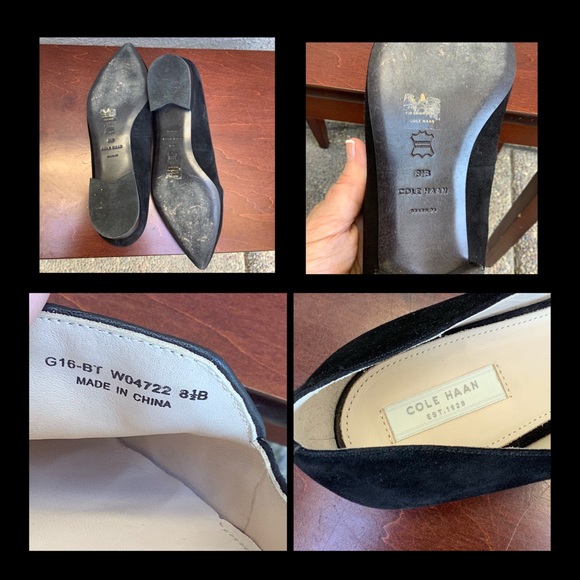 Cole Haan Dellora Suede and Calfhair Flats - Picture 7 of 7